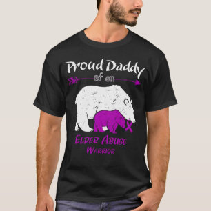 Camiseta Conscientização sobre Abuso de Idosos do Urso Papa