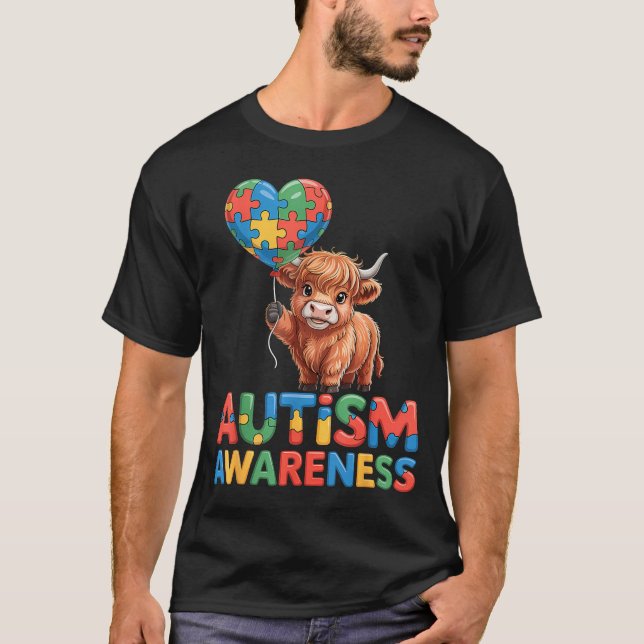 Camiseta Conscientização sobre autismo (Frente)
