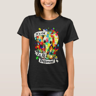 Camiseta Conscientização sobre Autismo Aceitação Mulheres C