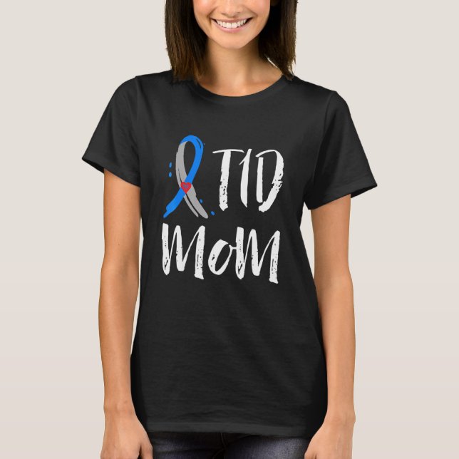 Camiseta Conscientização sobre Diabetes Tipo 1 para Mulhere (Frente)