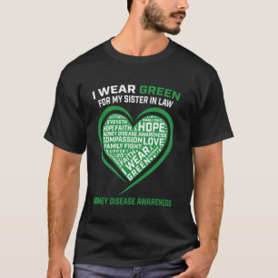 Camiseta Conscientização sobre Doença Renal da Cunhada da F