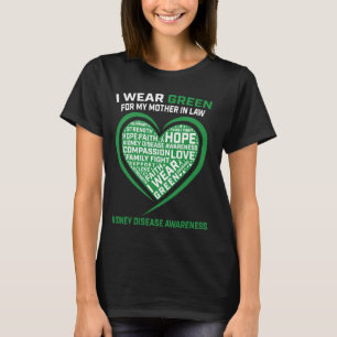 Camiseta Conscientização sobre Doença Renal da Sogra com Fi