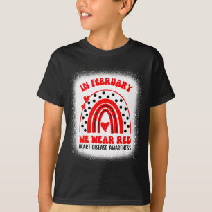 Camiseta Conscientização sobre Doenças Cardíacas Apoiando e