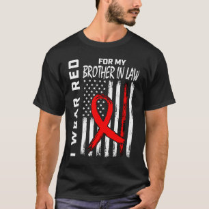 Camiseta Conscientização sobre Doenças Cardíacas do Cunhado