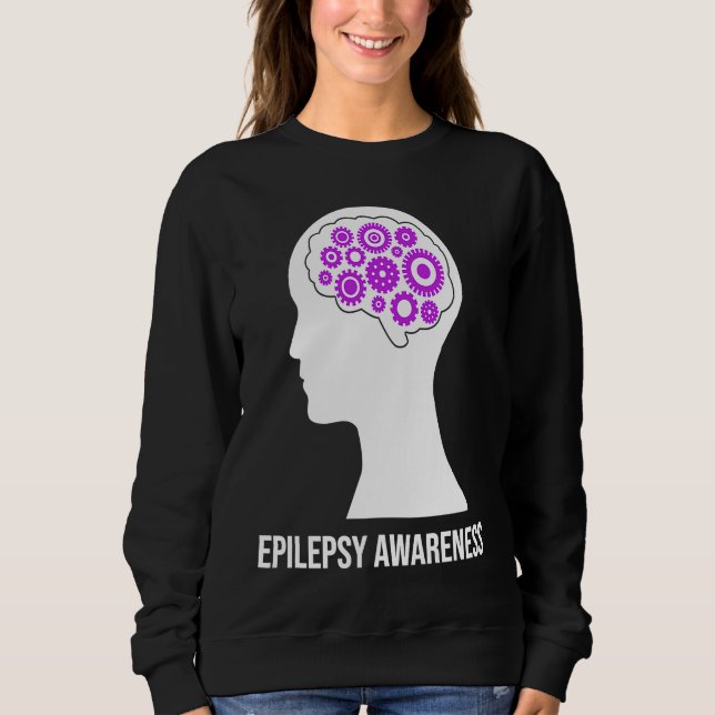 Camiseta Conscientização sobre Epilepsia Cérebro Consciente (Frente)