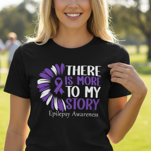 Camiseta Conscientização sobre Epilepsia Mais da Minha Hist