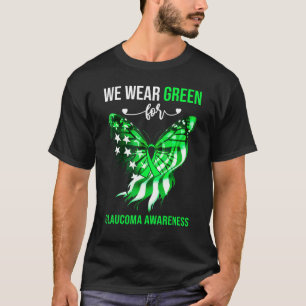 Camiseta Conscientização sobre Glaucoma 4 de julho Borbolet