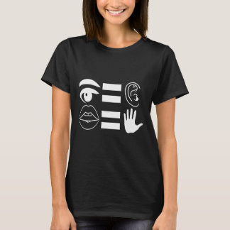 Camiseta Conscientização sobre Língua de Sinais Americana p
