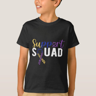Camiseta Conscientização sobre o Câncer de Bexiga Suprt Squ
