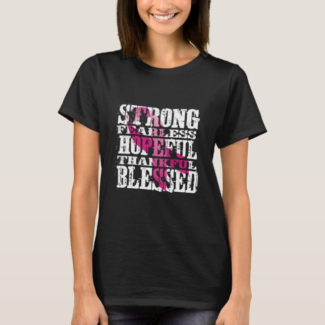 Camiseta Conscientização sobre o Câncer de Mama (Frente)