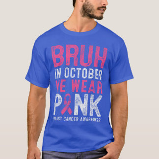 Camiseta Conscientização sobre o Câncer de Mama para Boy Br