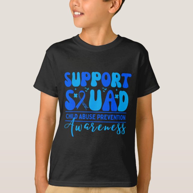 Camiseta Conscientização sobre Prevenção de Abuso Infantil  (Frente)