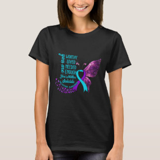 Camiseta Conscientização sobre Prevenção do Suicídio Digno
