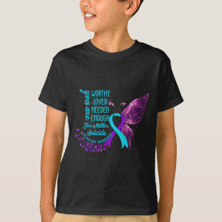 Camiseta Conscientização sobre Prevenção do Suicídio Digno