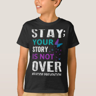 Camiseta Conscientização sobre Prevenção do Suicídio Fique