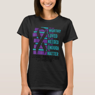 Camiseta Conscientização sobre Prevenção do Suicídio Você é