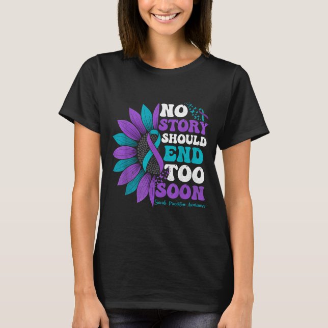 Camiseta Conscientização sobre Prevenção para que a Históri (Frente)
