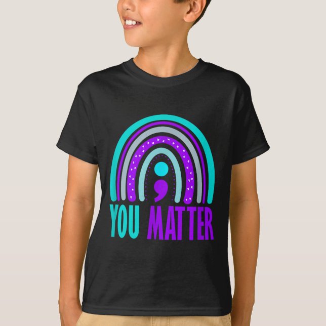 Camiseta Conscientização sobre Prevenção Você Importa 2 (Frente)