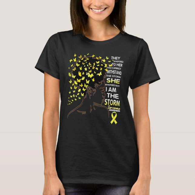 Camiseta Conscientização sobre Sarcoma Afro-Americano Eu So (Frente)