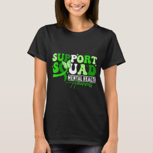 Camiseta Conscientização sobre Saúde Mental da Equipe de Su