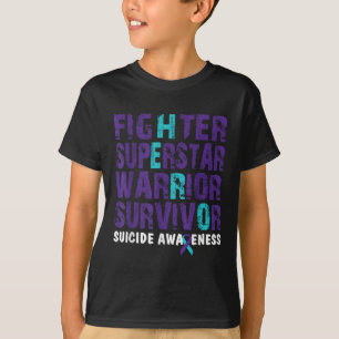Camiseta Conscientização sobre Saúde Mental Suicídio Sobrev