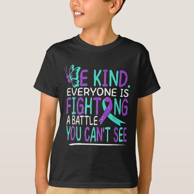 Camiseta Conscientização sobre Suicídio Prevenção de Suicíd (Frente)