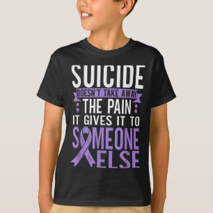 Camiseta Conscientização sobre Suicídio Prevenção de Suicíd