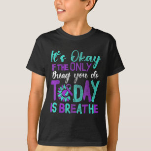 Camiseta Conscientização sobre Suicídio Prevenção de Suicíd