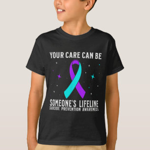 Camiseta Conscientização sobre suicídio Suporte Conscientiz