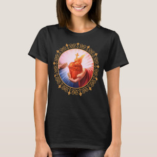 Camiseta Conseção à Imagem do Coração Sagrado de Jesus