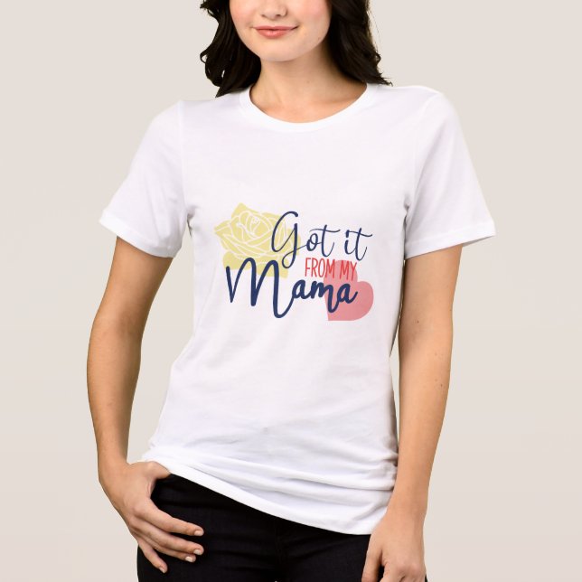 Camiseta Consegui da minha mãe (Frente)