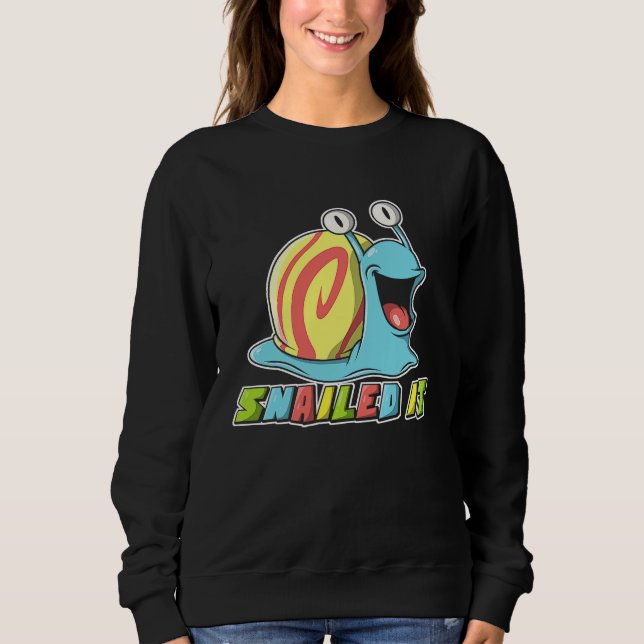 Camiseta Consegui  Decoração de Caracol Fofo (Frente)