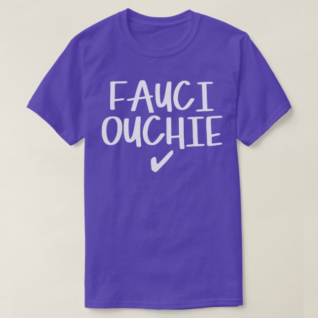 Camiseta Consegui Minha Foto Fauci Ouchie (Frente do Design)