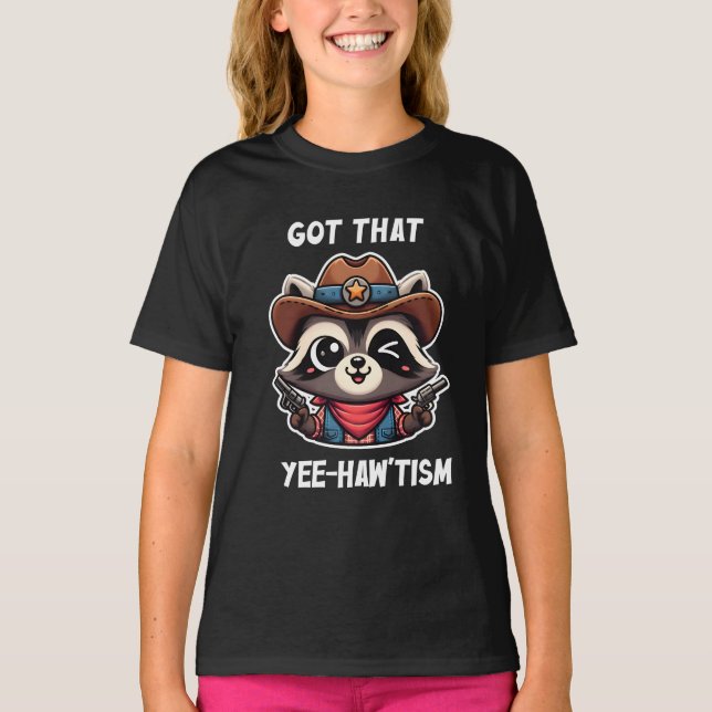 Camiseta Consegui O Presente Do Tismo Racoon (Frente)