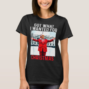 Camiseta Consegui O Que Queria No Natal - Trump Venceu 2024