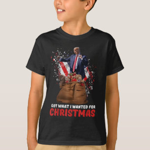 Camiseta Consegui O Que Queria Para O Natal - Trump Ganhou 
