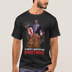 Camiseta Consegui O Que Queria Para O Natal - Trump Ganhou