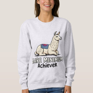 Camiseta Conseguidor do Mínimo Necessário Llama Engraçado H