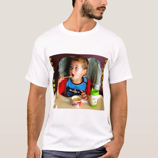 Camiseta Conseguiu alimentar a máquina (Frente)