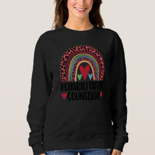 Camiseta Conselheira de Reabilitação Mulheres Leopard Rainb