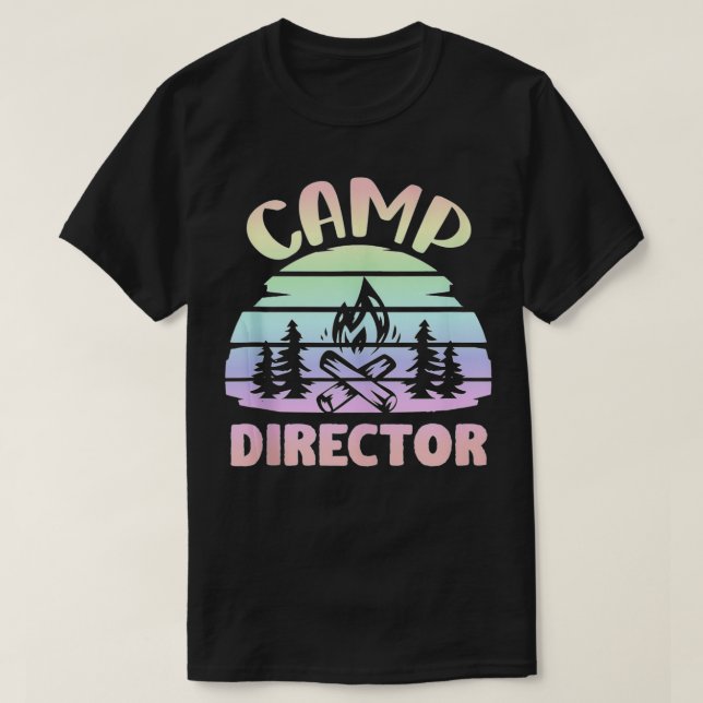 Camiseta Conselheiro Camper Summer Camp Diretor (Frente do Design)