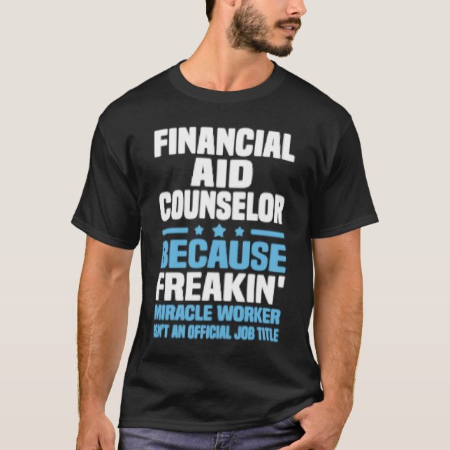 Camiseta Conselheiro de Ajuda Financeira (Frente)