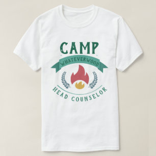 Camiseta Conselheiro de Cabeçaria de Camp Whateverwood