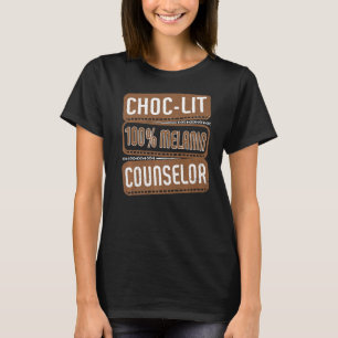 Camiseta Conselheiro de Melanina Choc-lit 100 História Negr