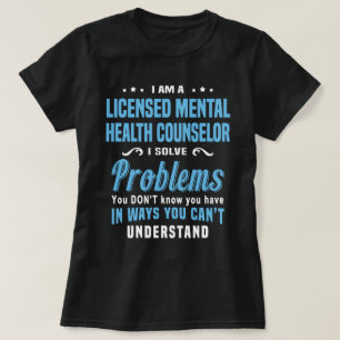 Camiseta Conselheiro de Saúde Mental Licenciado
