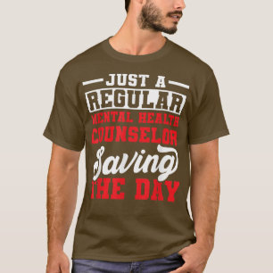 Camiseta Conselheiro de Saúde Mental Salvando Aconselhament