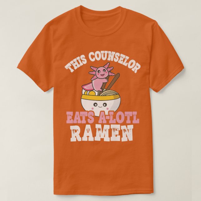 Camiseta Conselheiro Engraçado Ramen Pun Este Conselheiro C (Frente do Design)