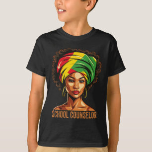 Camiseta Conselheiro Escolar Afro Americano Negro Histo