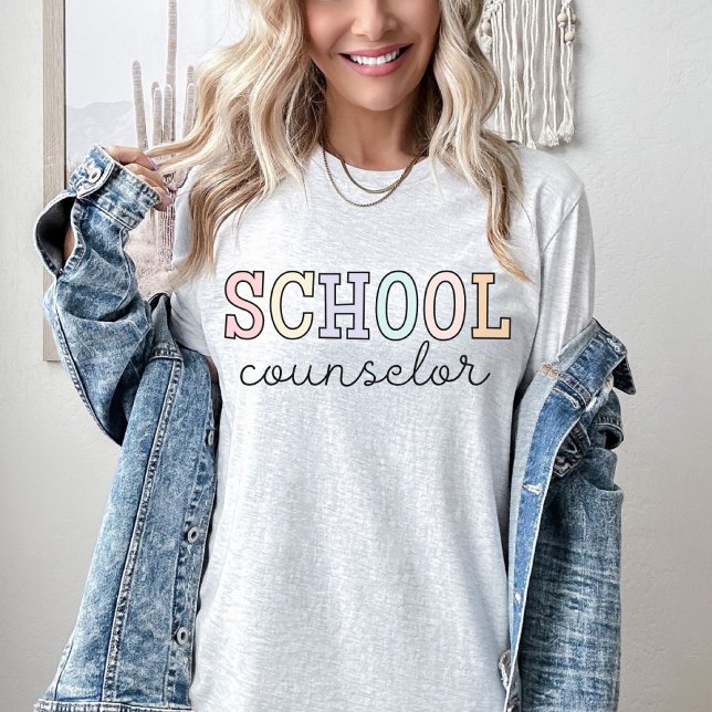 Camiseta Conselheiro escolar | Apreciação de Professores (Criador carregado)