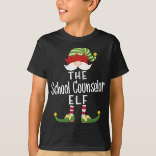 Camiseta Conselheiro Escolar Elf Natal Festa Engraçado Paja